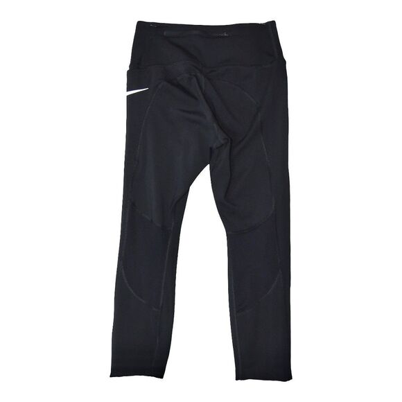 Nike Dri-FIT Epic Run Faster Black Leggings Women’s XS Compression Mesh Panel - Picture 2 of 8